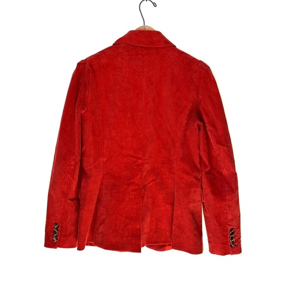 A New Day | Orange Corduroy Blazer Size 4 - Picture 4 of 11